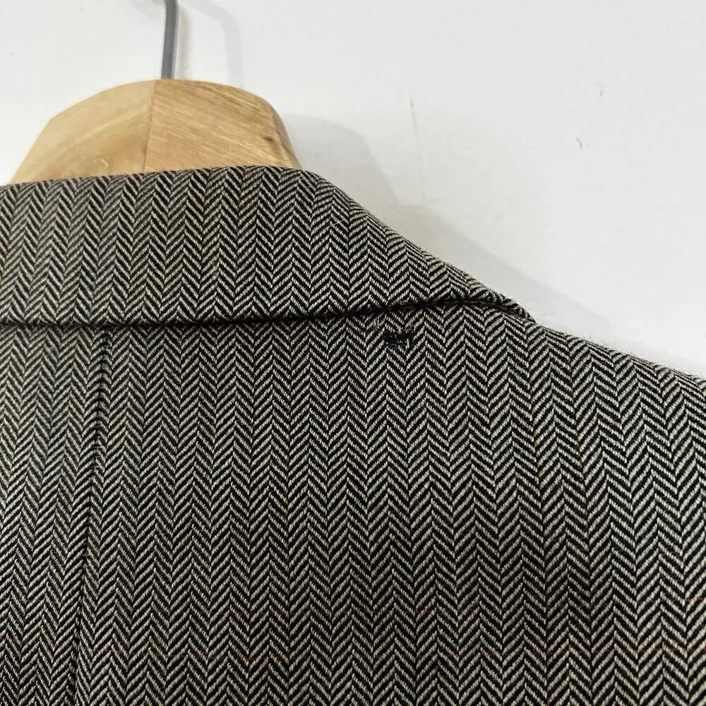 Lauren Ralph Lauren Men's Sport Coat in Tan Herringbone Size 44 Long, Classic